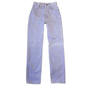 Vintage Wrangler High Waisted Purple Jeans Womens 7 Western Cowgirl Boho Retro